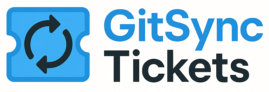 GitSyncTickets Logo